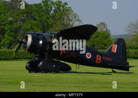 Westland Lysander III, V9367, G-AZWT, Shuttleworth, Old Warden, Stockfoto