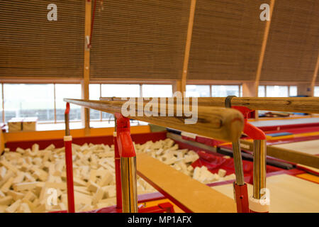 Gymnastik Center auf den Färöern Stockfoto