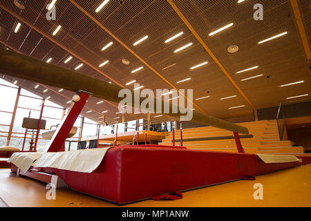 Gymnastik Center auf den Färöern Stockfoto