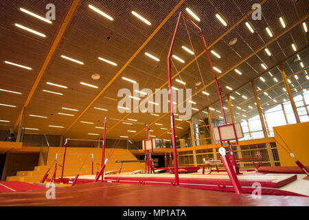 Gymnastik Center auf den Färöern Stockfoto