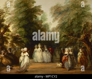 Die Mall in der St. James's Park - Thomas Gainsborough, 1783 Stockfoto