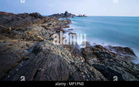 Om Beach - Gokarna Stockfoto