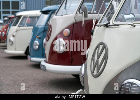 Vintage, retro Volkswagen VW Transorters Stockfoto