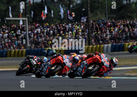 Le Mans Frankreich 20 Mai 2018 Moto2 Fahrer Podium Alex Marquez Francesco Bagnaia Und Joan Mir Credit Gaetano Piazzolla Pacific Press Alamy Leben Nachrichten Stockfotografie Alamy