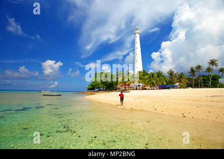 Lengkuas Insel Belitung in Indonesien Stockfoto