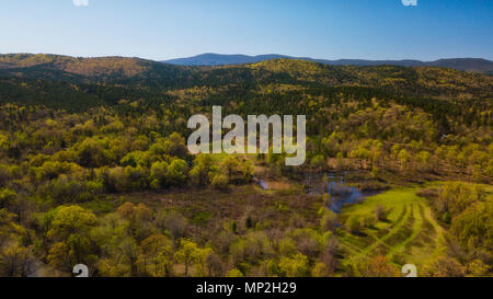 Eine Drohne Bild in Arkansas, USA Stockfoto