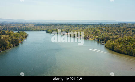 Eine Drohne Bild in Arkansas, USA Stockfoto