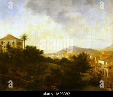 927 Nicolas-Antoine Taunay - Vista tirada do Morro da Glória, C. 1820 Stockfoto