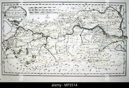 . Deutsch: Das Erzherzogthum Oestreich in der Ämtlichen Language Niederöstreich. Nro. 119. Kolorierter Kupferstich. 1791/1792. Franz Johann Joseph von Reilly (1766-1820) Alternative Namen Reilly, Franz Johann Joseph von Beschreibung österreichischer Verleger und Schriftsteller Geburtsdatum / Tod 18. August 1766 vom 6. Juli 1820 Ort der Geburt / Tod Wien Wien Zeitraum 1790 - 1800 Standort Wien Behörde: Q 113944 VIAF: 102371035 ISNI: 0000 0001 1839 240 X LCCN: 88624007 n GND: 118748017 SUDOC: 158784243 WorldCat 851 Karte von Österreich im Jahre 1791 von Reilly 119 Stockfoto