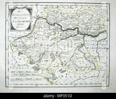 . English: des Erzherzogthums Oestreich Land ob der Enns. Nro. 126. Kolorierter Kupferstich. 1791/1792. Franz Johann Joseph von Reilly (1766-1820) Alternative Namen Reilly, Franz Johann Joseph von Beschreibung österreichischer Verleger und Schriftsteller Geburtsdatum / Tod 18. August 1766 vom 6. Juli 1820 Ort der Geburt / Tod Wien Wien Zeitraum 1790 - 1800 Standort Wien Behörde: Q 113944 VIAF: 102371035 ISNI: 0000 0001 1839 240 X LCCN: 88624007 n GND: 118748017 SUDOC: 158784243 WorldCat 851 Karte von Österreich 1791-1792 von Reilly 126 Stockfoto