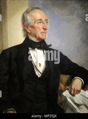 Englisch: Portrait von John Tyler. Transfer vom Nationalen Museum für amerikanische Kunst; Geschenk von Freunden des Nationalen Instituts. 1859. 735 John Tyler von George S. A. Healy Stockfoto