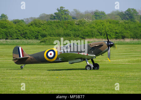 Vickers Supermarine Spitfire Mk 1 N3200, Old Warden, Bedfordshire, Stockfoto