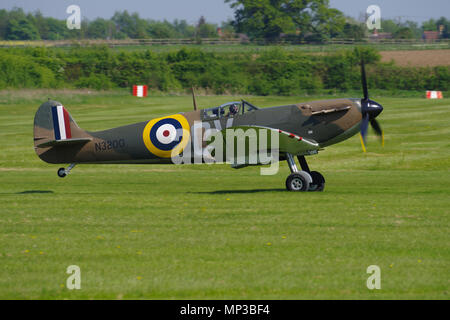 Vickers Supermarine Spitfire Mk 1 N3200, Old Warden, Bedfordshire, Stockfoto