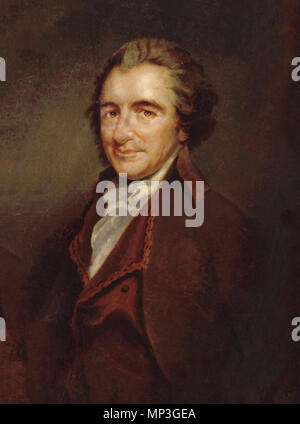 Thomas Paine (1737 - 1809). Englisch: Thomas Paine, Kopieren von Auguste Millière, nach einem Stich von William Sharp, nachdem George Romney, ca. 1876 (1792). ca. 1876 (Original: 1792). 1189 Thomas Paine Rev. 1. Stockfoto