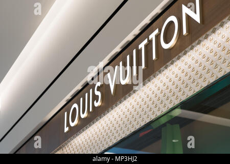 Philadelphia, Pennsylvania, 19. Mai 2018: In Louis Vuitton store in King of Prussia Mall. Louis Vuitton ist ein Fashion House und Einzelhandel Luxus Standort Stockfoto