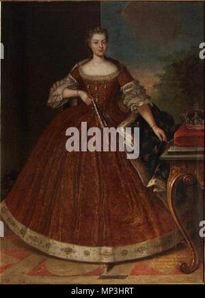 . Portrait von Marie Leszczyńska (1703-1768). 18. 857 Maria Leszczynska Stockfoto