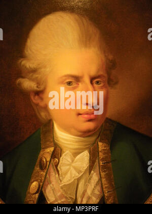 . Englisch: Malerei: Johann Friedrich Struensee (1737-1772) Deutsch: Bild: Johann Friedrich Struensee (1737-1772). Foto: 12.02.2012 (Schloss Celle). Jens Juel 1147 Struensee Stockfoto