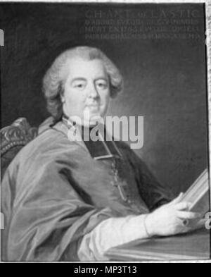 . Français: Monseigneur Antoine De Lastic de Sieujac (1709-1763), évêque de Comminges et de Châlons. 1763. Louis-Michel Van Loo (1707-1771) Alternative Namen Louis Michel Vanlò Louis Michel Vanloo Beschreibung Französische Maler Geburtsdatum / Tod vom 2. März 1707 20. März 1771 Ort der Geburt / Todes Toulon Paris arbeiten Zeitraum von 1730 Jahren bis Arbeitsort 1770 Madrid (1736-1753), Paris (1753-1771) Kontrolle: Q 381299 VIAF: 24709970 ISNI: 0000 000066388598 ULAN: 500011585 LCCN: Nr 2003019250 NLA: 35073763 WorldCat 887 Mgr Antoine de Lastic-Sieujac Stockfoto