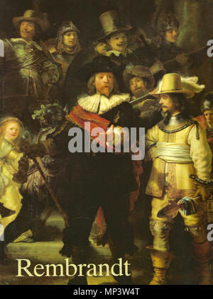 Die Nachtwache, Detail. De Nachtwacht. 1642. 1052 Rembrandt, Harmensz. van Rijn - Die Nachtwache (Detail) Stockfoto