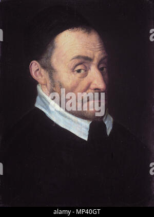 Wilhelm I (1533-84), Graf von Nassau, Prinz von Oranien, auch bekannt als William die Stille * Öl auf Leinwand 49 x 33 cm* 1582 - 1592 Portrait von Wilhelm I (1533-1584), Prinz von Oranien, namens William die Stille zwischen 1582 und 1592. 1266 Wilhelm I (1533-84), Graf von Nassau, Prinz von Oranien, der Kreis von dirck Barendsz (1534 - 1592) Stockfoto