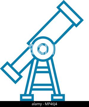 Langfristige Perspektive lineare Symbol Konzept. Langfristige Perspektive Linie vektor Zeichen, Symbol, Abbildung. Stock Vektor