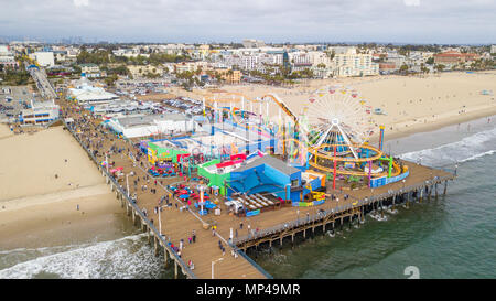 Santa Monica Pier, Santa Monica, Kalifornien, USA Stockfoto