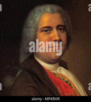 . Englisch: Portrait des Komponisten Johann Adolph Hasse (1699-1783). 1740. 723 Johann Adolph Hasse von Balthasar Denner - 7/8 Stockfoto