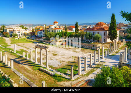 Römische Agora in Athen, Griechenland Stockfoto
