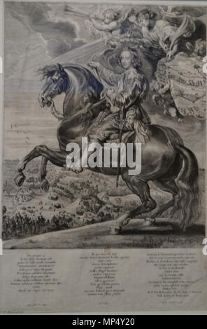 826 Louvre-Lens - L'Europe de Rubens - 056 - Le Cardinal - Kleinkinder Ferdinand de Habsbourg, à Cheval Stockfoto