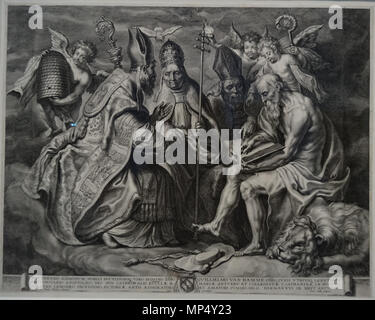 826 Louvre-Lens - L'Europe de Rubens - 007 - Les Pères de l'Église Stockfoto