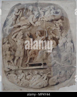 826 Louvre-Lens - L'Europe de Rubens - 076 - Gemma Tiberiana, "L'Apothéose de Germanicus" Stockfoto