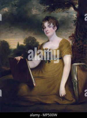 Mary Anne Nugent-Temple - Grenville, Lady Arundell der Wardour (1787-1845) * Öl auf Leinwand 127,6 x 101,3 cm * Mary Anne Nugent-Temple - Grenville 867 Mary Anne Nugent-Temple - Grenville, von John Hoppner Stockfoto