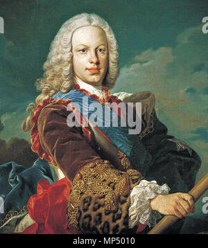 . Español: Retrato del Rey Fernando VI de España (1713-1759), Que fue hijo del rey Felipe V de España y de la Reina María Luisa Gabriela de Saboya. Vom 2. Juli 2013, 16:50:35. Louis-Michel Van Loo (1707-1771) Alternative Namen Louis Michel Vanlò Louis Michel Vanloo Beschreibung Französische Maler Geburtsdatum / Tod vom 2. März 1707 20. März 1771 Ort der Geburt / Todes Toulon Paris arbeiten Zeitraum von 1730 Jahren bis Arbeitsort 1770 Madrid (1736-1753), Paris (1753-1771) Kontrolle: Q 381299 VIAF: 24709970 ISNI: 0000 000066388598 ULAN: 500011585 LCCN: Nr 2003019250 NLA: 35073763 WorldCat 7 Stockfoto