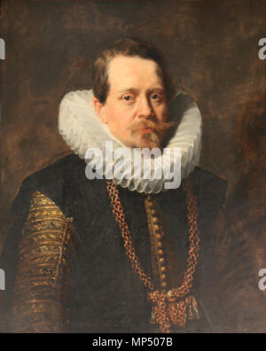 Français: Portrait de Jean Charles de Cordes Nederlands: Portret van Jean Charles de Cordes. 1076 Rubens-de Cordes Stockfoto