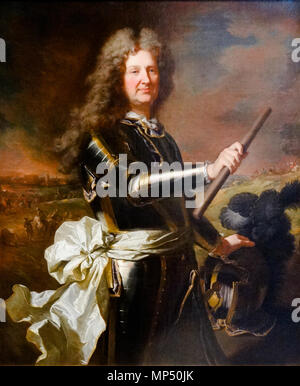 Charles Auguste de Goyon Matignon, comte de Gacé, Baron de Bricquebec, Maréchal de France. Musée des Beaux-Arts, Caen. Hyacinthe Rigaud, Portrait du Comte de Gacé, 1697-1729 913 Musee des Beaux Arts Caen-2 Stockfoto