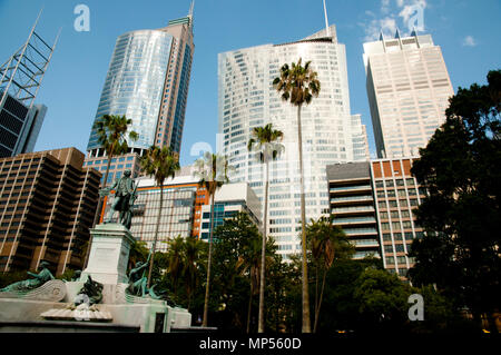 Captain Arthur Phillip Brunnen - Sydney - Australien Stockfoto