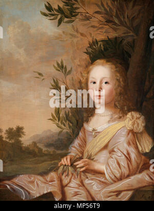 993 Pieter Nason Mädchenporträt 1647 Stockfoto