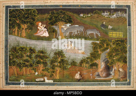 . Englisch: Anzeige Artist: Faqir-ullah Erstellungsdatum: Ca. 1775 Display Abmessungen: 8 25/32 in. x 12 7/32 in. (22,3 cm x 31 cm) Kreditlinie: Edwin Binney 3 Sammlung Beitritt Artikelnummer: 1990.425 Sammlung: <a href='Http://www.sdmart.org/art/our-collection/asian-art' rel='nofollow'> Die San Diego Museum der Kunst</a>. 23 März 2001, 13:57:35. Englisch: thesandiegomuseumofartcollection 1130 Sohini schwimmt über den Fluss zu Ihrem geliebten Mahinval (6124539983) Stockfoto