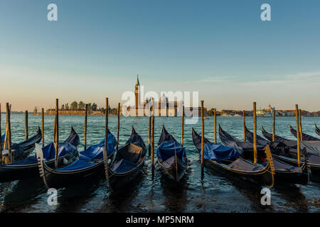 Blick vom St. Mark's Square in Richtung Giudecca auf der anderen Seite Stockfoto