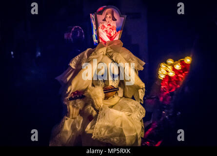 Am Morgenstraich Basler Fasnacht, Basel, Schweiz Stockfoto