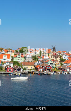 Fiskebackskil eine alte Küstenstadt an der schwedischen Westküste Stockfoto