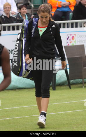 Liverpool, Großbritannien, schweizer Tennisspieler - belinda bencic spielt in Liverpool Tennis Turnier credit Ian Fairbrother/Alamy Stockfoto