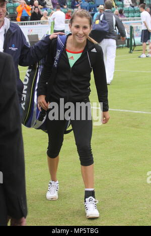 Liverpool, Großbritannien, schweizer Tennisspieler - belinda bencic spielt in Liverpool Tennis Turnier credit Ian Fairbrother/Alamy Stockfoto