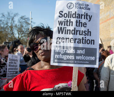 Brixton respektiert, Brixton schützt Solidarität Rallye mit den Windrush Generation und ihre Familien. Mit: Atmosphäre, Wo: London, England, Vereinigtes Königreich, wenn: 20 Apr 2018 Credit: Wheatley/WANN Stockfoto