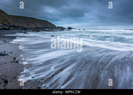 Welcombe Mund auf dem Heritage Coast North Devon, England. Stockfoto