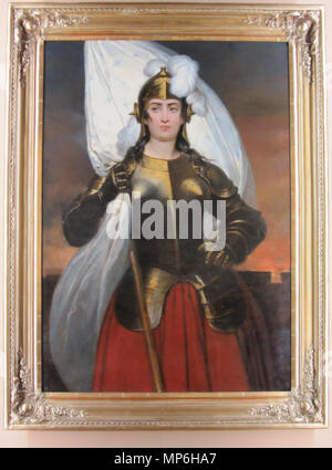 Französisch: Jean d'Arc vor dem Jahr 1843. 904 Monvoisin, Raymond - Juana de Arco-Ost 142 x 101 PVergara f01 Stockfoto