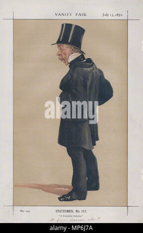 Von James Jacques Tissot, chromolithograph, in Vanity Fair vom 13. Juli 1872 NPG D 43544 veröffentlicht; George Leeman (tatesmen, Nr. 117.') 800 George Leeman Vanity Fair vom 13. Juli 1872 Stockfoto