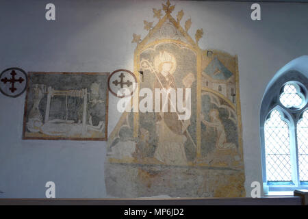 . Français: Elsass, Bas-Rhin, Wissembourg, Église protestante Saint-Jean, Martin Bucer (PA 67008033 00085246, IA). Fresques de la Chapelle Sainte-Catherine (XIVe): 'Martire de Saint-Erasme ''Set aint-Evêque': Dieses Objekt befindet sich in der Basis Palissy, Datenbank der Französische Möbel Erbe des französischen Kulturministeriums indiziert, unter den Referenzen im 67011598 St-Erasme St-Erasme}} und évêque IM 67011599 évêque. Brezhoneg | Deutsch | English | Español | English | Deutsch | Français | Magyar | Italiano | Plattdüütsch | Português | +/-. 15. Juli 2015. © Ralph Hammann - Wikimedia Commons 127 Stockfoto