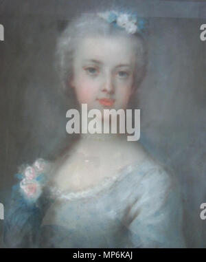 Portrait der Erzherzogin Maria Christina von Österreich (1742-1798) 1760-1768. 812 LION MarieChristineAutriche Stockfoto