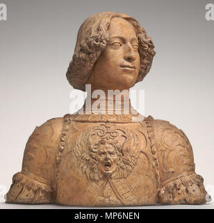 Andrea Del Verrocchio (Italienisch, 1435-1488), Giuliano de Medici, C. 1475/1478, Terrakotta, Andrew W. Mellon Collection B 16722.jpg 751 Juliano de Médici, por Verrocchio Stockfoto